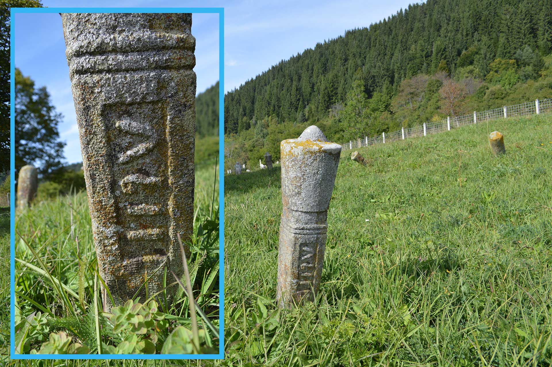 Stari nišani iznad sela Budmolića kod Tarčina