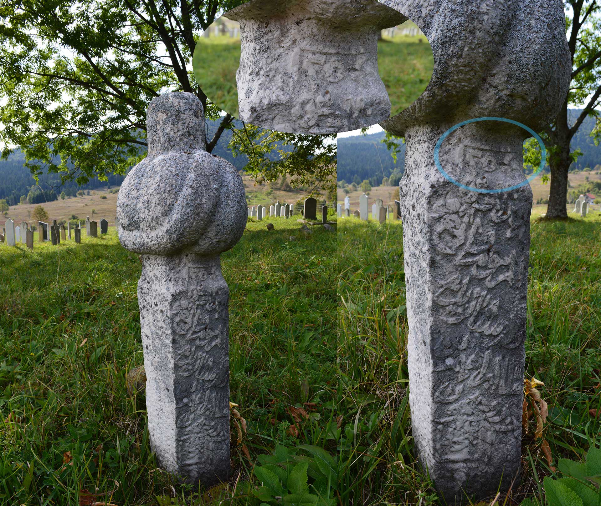 Stari nišani iznad sela Budmolića kod Tarčina