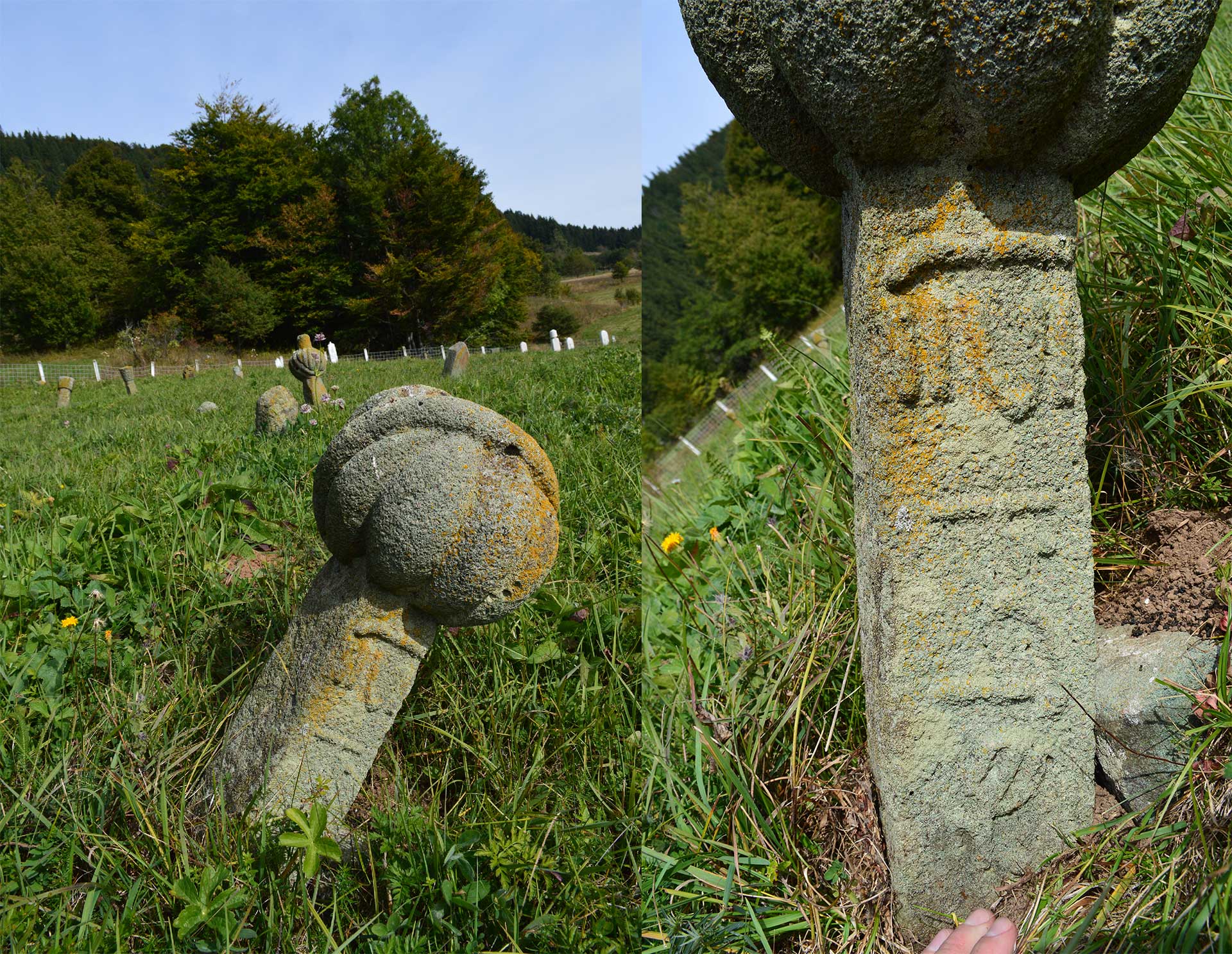 Stari nišani iznad sela Budmolića kod Tarčina